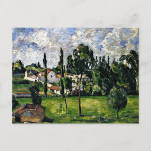 Cezanne - Landschap met waterlijn Briefkaart