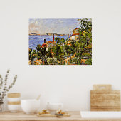 Cezanne - Landschap, studie naar de natuur, Poster (Keuken)