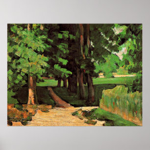 Cezanne - Lane of Chestnut Trees in Jas de Bouffan Poster