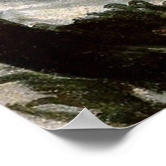 Cezanne - L'Estaque Melting Snow Poster (Hoek)