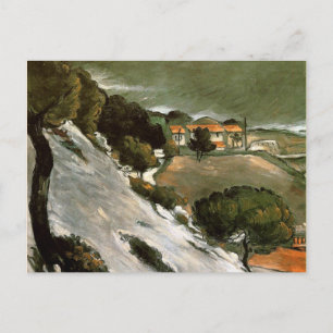Cezanne - L'Estaque Smeltende Sneeuw Briefkaart