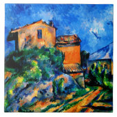 Cezanne - Maison Maria met een Uitzicht van Chatea Tegeltje (Voorkant)