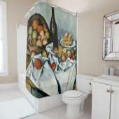 Cezanne - mandje appels douchegordijn (In situ)