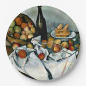Cezanne - mandje appels papieren bordje (Voorkant)