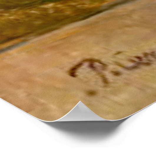 Cezanne - mandje appels poster (Hoek)