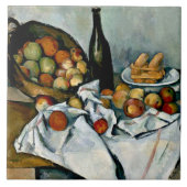 Cezanne - mandje appels tegeltje (Voorkant)