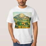 Cezanne Mont Saint-Victoire T-shirt<br><div class="desc">Cezanne Mont Saint-Victoire t-shirt. Olieverf op canvas vanaf 1895. Paul Cezanne heeft Mont Saint-Victoire in Aix-en-Provence meermaals geschilderd gedurende zijn loopbaan. Deze renditie werd afgerond tegen het einde van het leven van de kunstenaar en legt de diepe liefde van Cezanne voor het Zuid-Franse landschap en zijn meesterlijke kleurgevoel vast. Een...</div>