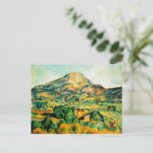Cezanne Mont Sainte-Victoire Briefkaart (Staand voorkant)