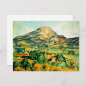 Cezanne Mont Sainte-Victoire Briefkaart (Voorkant / Achterkant)