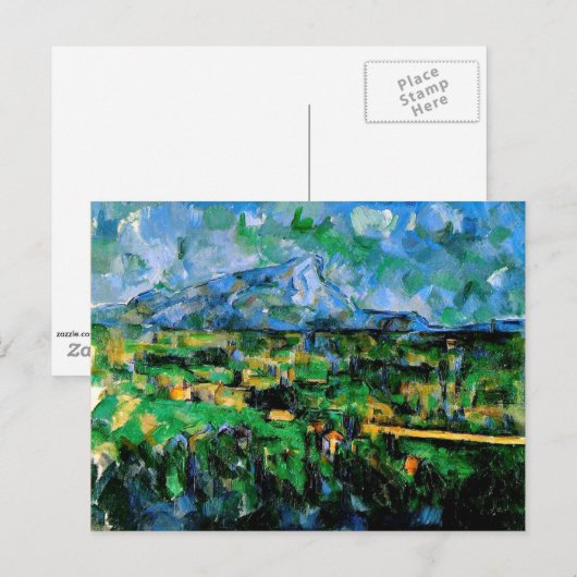 Cezanne - Mont Sainte Victoire Briefkaart (Voorkant / Achterkant)