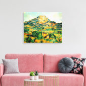 Cezanne Mont Sainte-Victoire Canvas Afdruk (Insitu (Woonkamer))