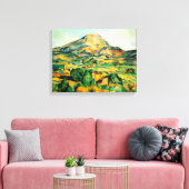 Cezanne Mont Sainte-Victoire Canvas Afdruk (Insitu (Woonkamer))