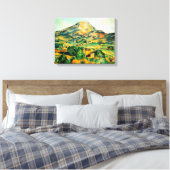 Cezanne Mont Sainte-Victoire Canvas Afdruk (Insitu (Slaapkamer))