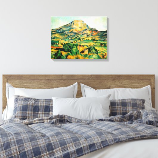 Cezanne Mont Sainte-Victoire Canvas Afdruk (Insitu (Slaapkamer))