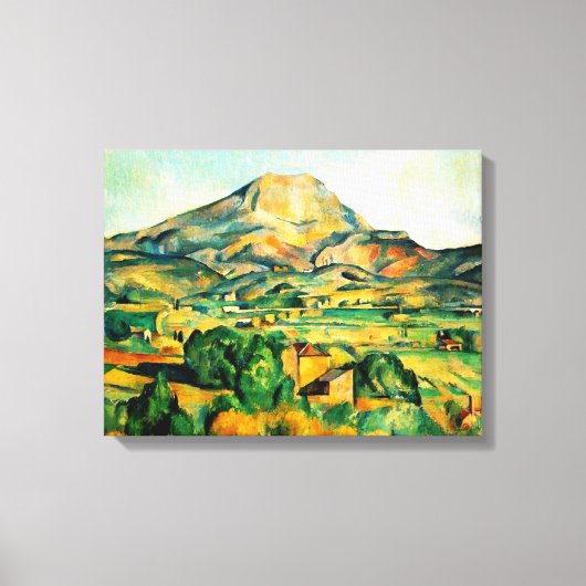 Cezanne Mont Sainte-Victoire Canvas Afdruk (Voorkant)
