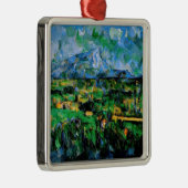Cezanne - Mont Sainte Victoire Metalen Ornament (Rechts)