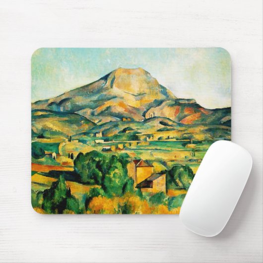 Cezanne Mont Sainte-Victoire Muismat (Met muis)