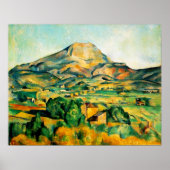 Cezanne Mont Sainte-Victoire Poster (Voorkant)