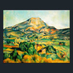 Cezanne Mont Sainte-Victoire Print Foto Afdruk<br><div class="desc">Cezanne Mont Sainte-Victoire print. Olieverf op canvas vanaf 1895. Paul Cezanne heeft Mont Saint-Victoire in Aix-en-Provence meermaals geschilderd gedurende zijn loopbaan. Deze renditie werd afgerond tegen het einde van het leven van de kunstenaar en legt de diepe liefde van Cezanne voor het Zuid-Franse landschap en zijn meesterlijke kleurgevoel vast. Een...</div>