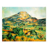 Cezanne Mont Sainte-Victoire Print Foto Afdruk (Voorkant)