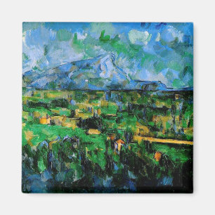 Cezanne - Montagne Sainte-Victoire uit Lauves Magneet