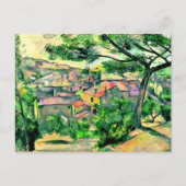 Cezanne - Morning Uitzicht van L'Estaque Briefkaart (Voorkant)