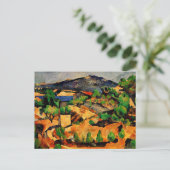 Cezanne - Mountain gezien vanuit l'Estaque Briefkaart (Staand voorkant)