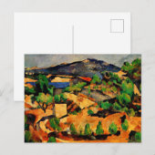 Cezanne - Mountain gezien vanuit l'Estaque Briefkaart (Voorkant / Achterkant)