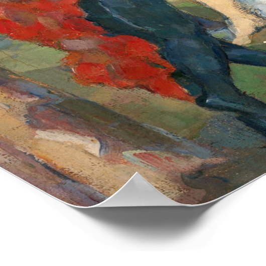 Cézanne - namiddag in Napels Poster (Hoek)