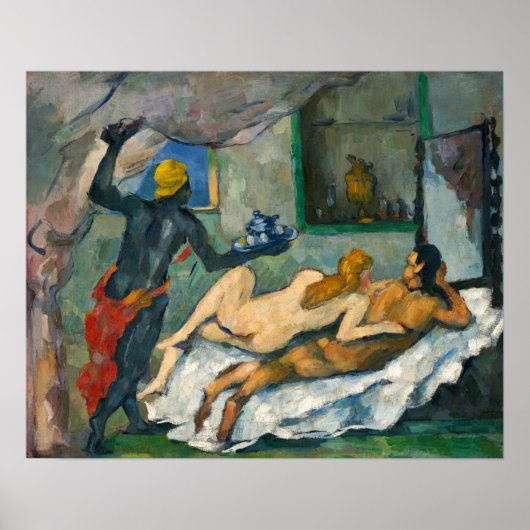 Cézanne - namiddag in Napels Poster (Voorkant)