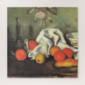 Cezanne - Nog steeds leven met fruit Legpuzzel (Verticaal)