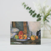 Cezanne - Nog steeds leven met Open Drawer Briefkaart (Staand voorkant)
