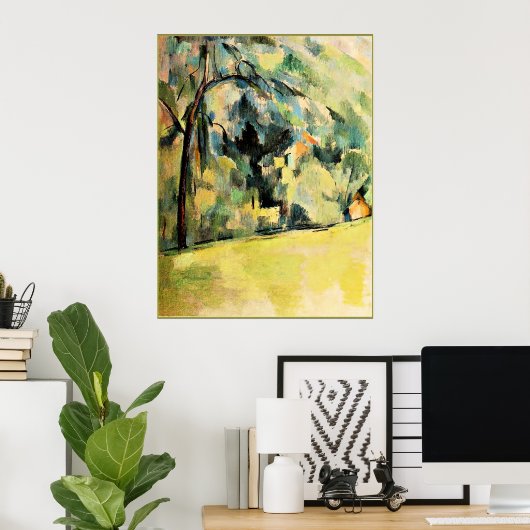 Cezanne - Ochtend in Provence Poster (Thuiskantoor)