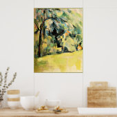 Cezanne - Ochtend in Provence Poster (Keuken)