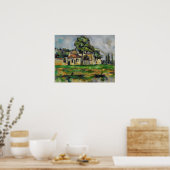 Cézanne - oevers van de Marne Poster (Keuken)