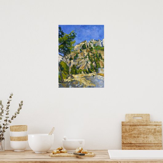 Cézanne - Onderkant van de Ravine Poster (Keuken)
