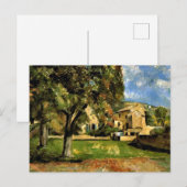 Cezanne - Paardenkastanjebomen in Jas de Bouffan Briefkaart (Voorkant / Achterkant)