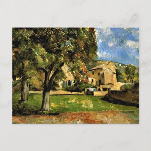 Cezanne - Paardenkastanjebomen in Jas de Bouffan Briefkaart (Voorkant)