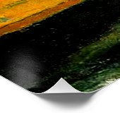 Cezanne - Perziken, peren en druiven Perfect Poster (Hoek)