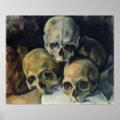 Cézanne - Piramide of Skulls, 1900 Poster (Voorkant)