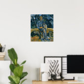 Cézanne - Portret van Boer Poster (Thuiskantoor)