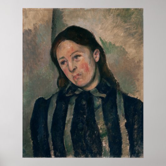 Cézanne - Portret van Madame Cézanne Poster (Voorkant)