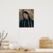 Cézanne - Portret van Madame Cézanne Poster (Keuken)