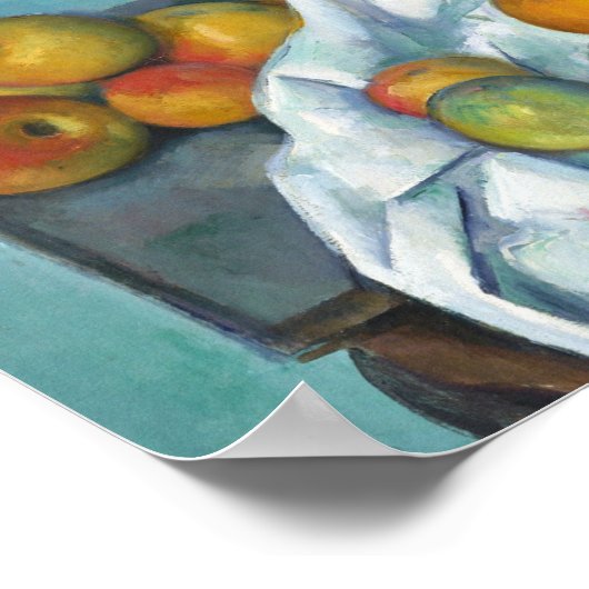 Cezanne Post Impressionisme neemt nog steeds bloem Poster (Hoek)