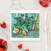 Cezanne - Pot met sleutelbloemen en fruit Servet (Insitu)