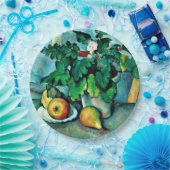 Cezanne - Pot of Primroses and Fruit Papieren Bordje (Feest)