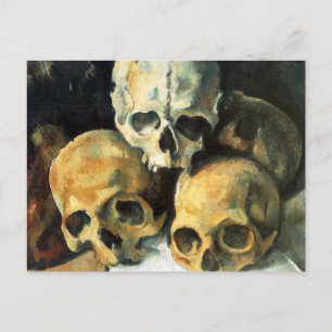 Cezanne Pyramid van het Briefkaart van Skulls