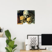 Cezanne Pyramid van het Poster van Skulls (Thuiskantoor)