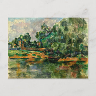 Cezanne - Rivieroever Briefkaart