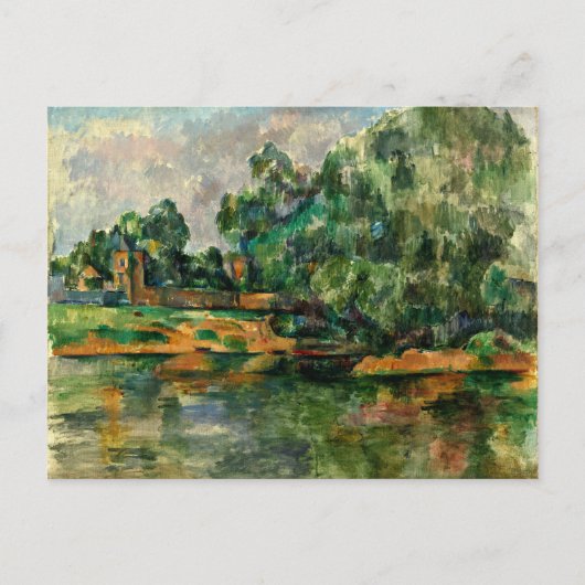 Cezanne - Rivieroever Briefkaart (Voorkant)